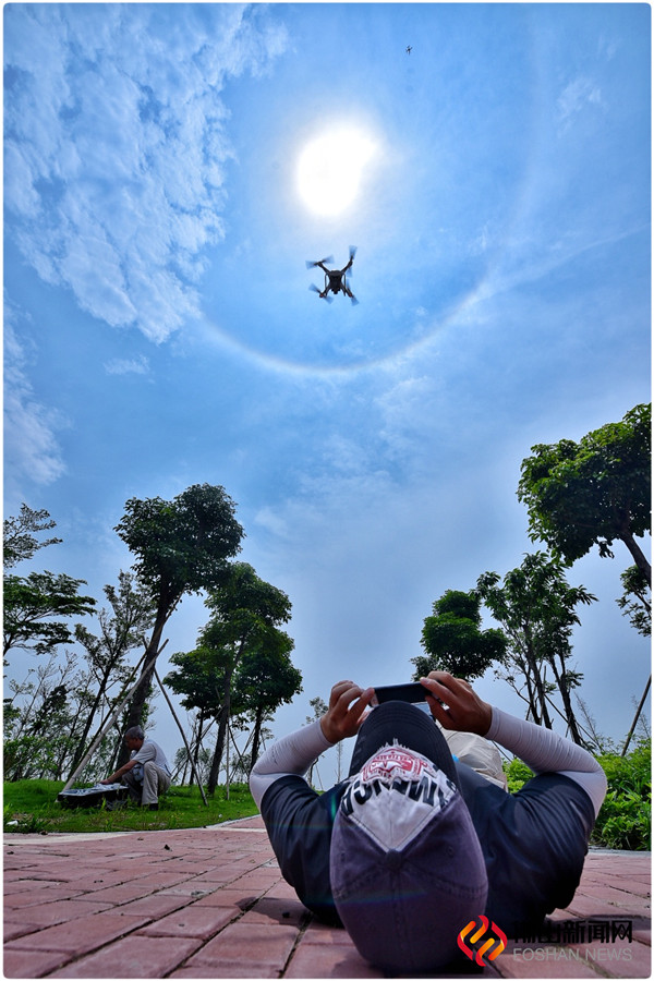 顺德惊现天空之眼奇景引围观