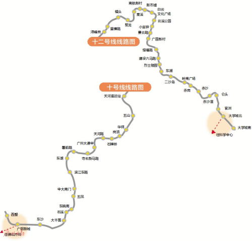 广佛同城更进一步广州地铁10号线设支线通往佛山