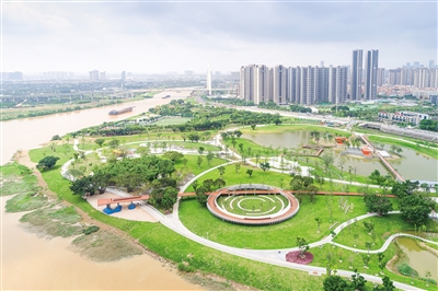 桂城半月岛生态公园开放