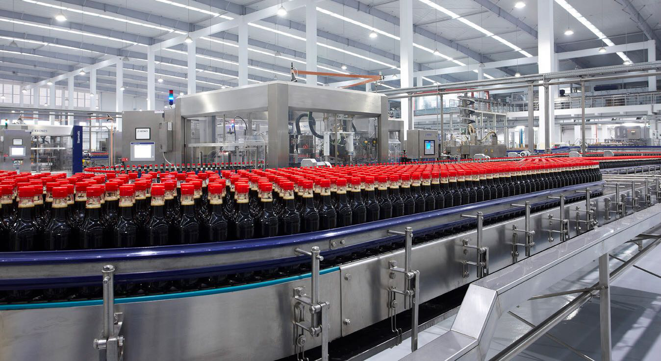 海天味业生产线.