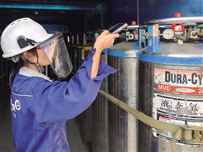 明年年底前佛山工业气瓶充装单位实施100扫码充装