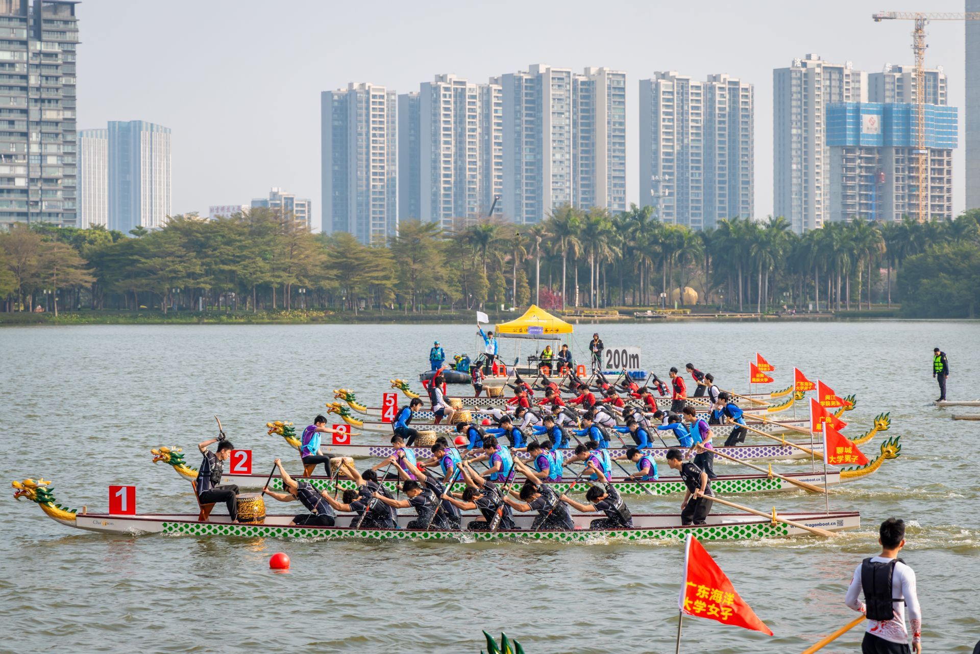 桂畔湖上觀龍渡 龍舟文化新傳承