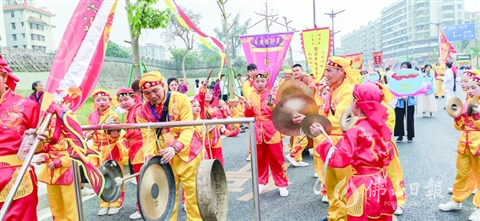 佛山十番傳承基地在佛山六小揭牌  非遺文化傳承從娃娃開始
