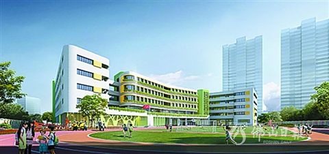 環(huán)湖小學(xué)西校區(qū)主體工程封頂，計劃明年9月投用