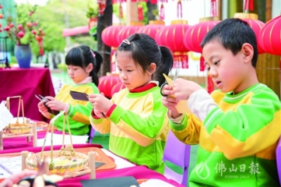 禪城幼教構(gòu)建非遺德育課程 非遺遇上萌娃