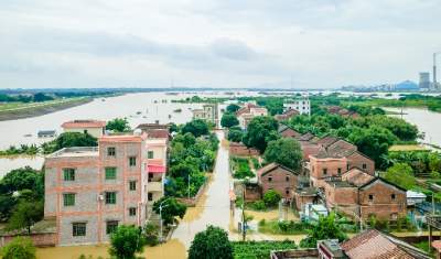 蘆苞水閘分洪流量增加至800立方米/秒 佛山全市共轉移受影響人員7843人