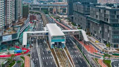 南海有軌電車1號線后通段開通運營