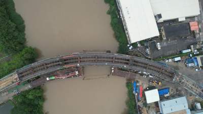 廣佛"牽手橋"合龍！里水有軌電車加快構(gòu)建東部黃金走廊