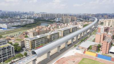 廣東省首個時速350公里高鐵“隔音隧道”完工