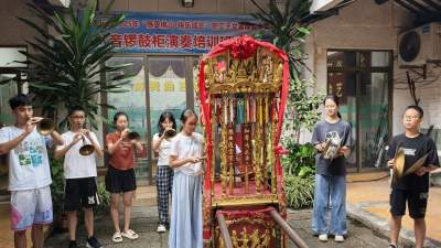 佛山秋色巡游將現(xiàn) “年輕版”八音鑼鼓柜